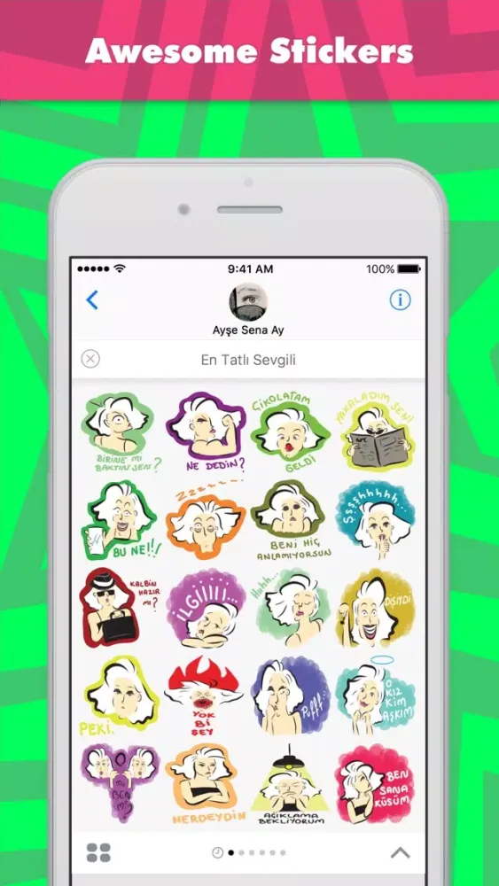 Capturas de pantalla de Best Girlfriend - 1 stickers by Ayşe Sena Ay