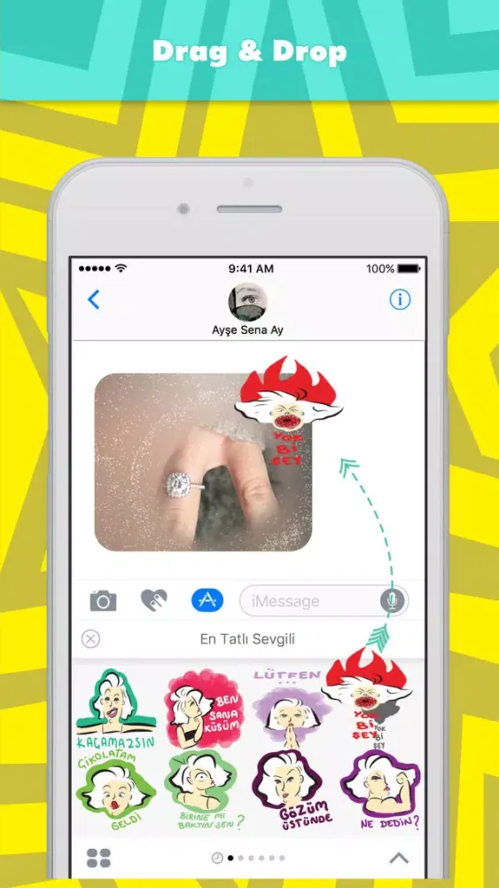 Capturas de pantalla de Best Girlfriend - 1 stickers by Ayşe Sena Ay