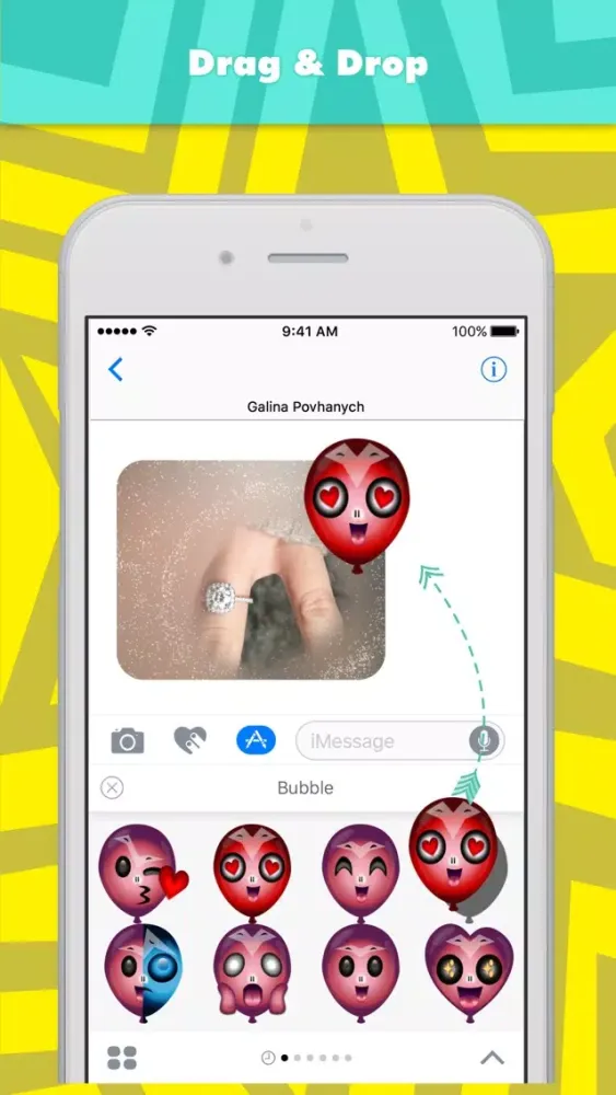Capturas de pantalla de Bubble stickers by Gal1na