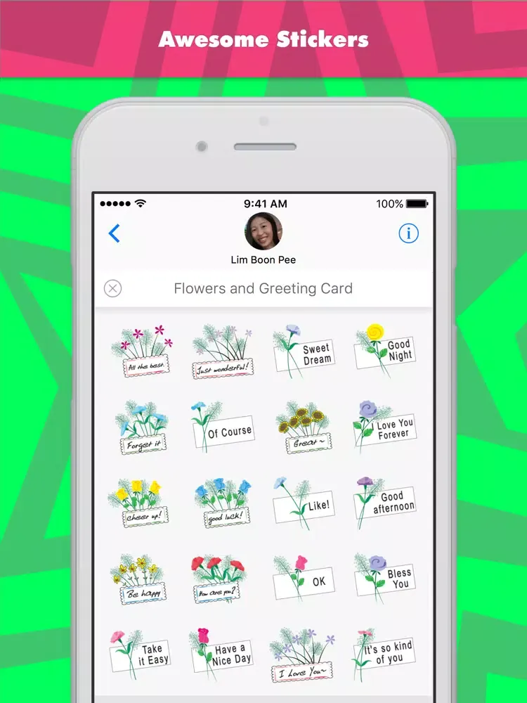 Ảnh chụp màn hình của Flowers and Greeting Card iPad 