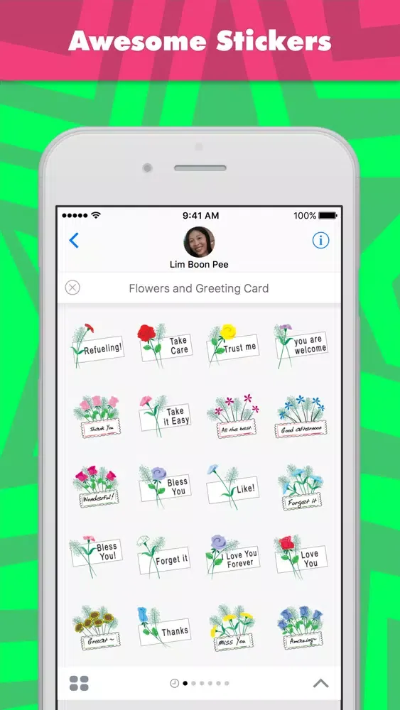 Ảnh chụp màn hình của Flowers and Greeting Card