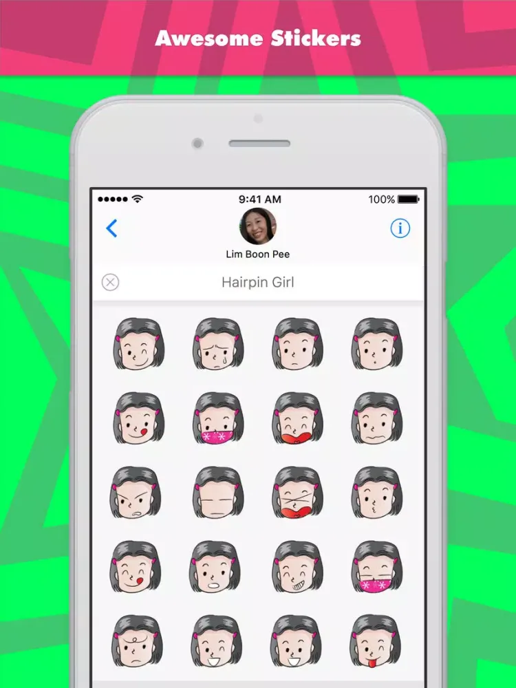 ภาพหน้าจอของ Hairpin Girl iPad 