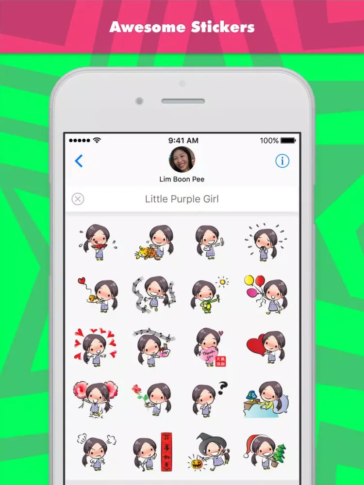 Little Purple Girl iPad 应用截图