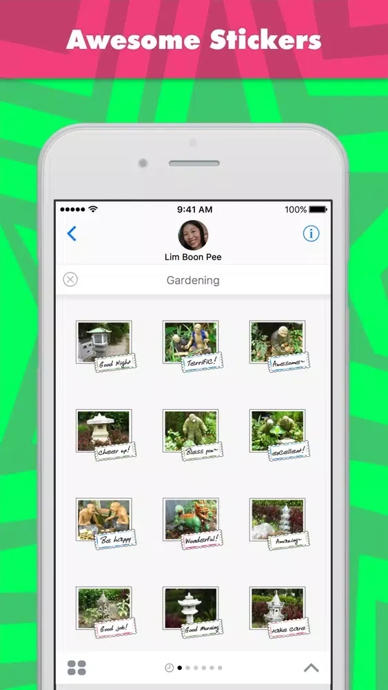 صور Gardening stickers by wenpei