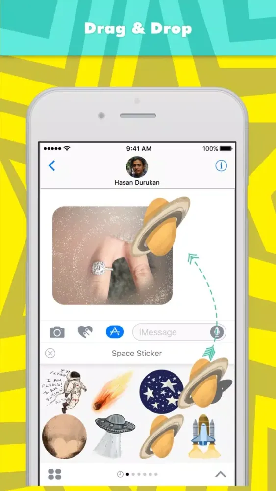 Space Sticker stickers by Hasan应用截图