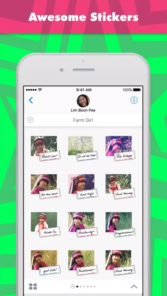 صور Farm Girl stickers by wenpei