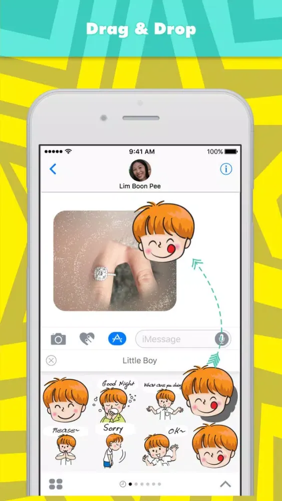 تصاویر Little Boy stickers by wenpei