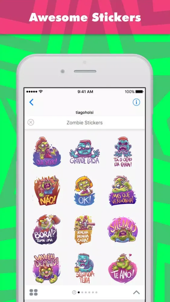 Zombie Stickers stickers應用截圖