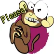 Cheeky Monkey stickers