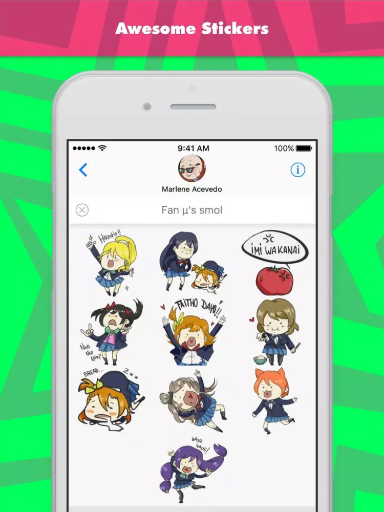 Zrzuty ekranu Fan µ's Smol iPad 