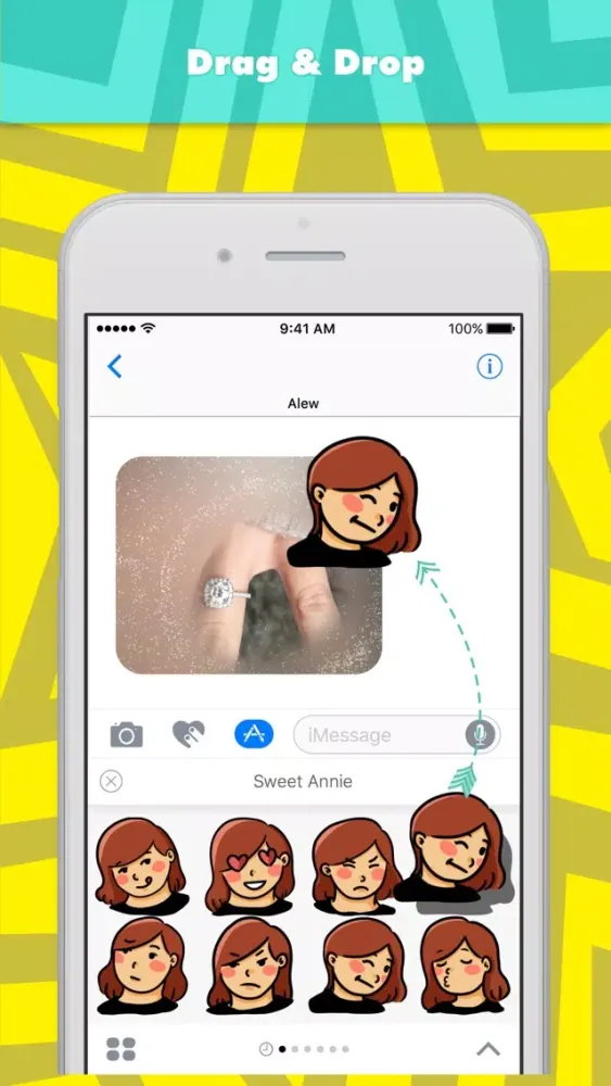 Capturas de pantalla de sweet annie stickers by Alew