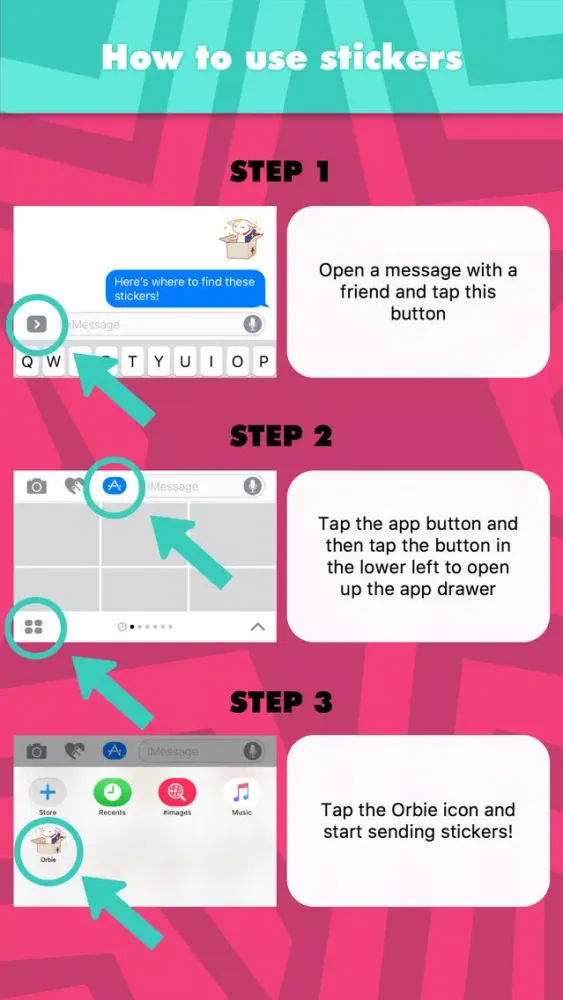 Orbie stickers by Annie Screenshots