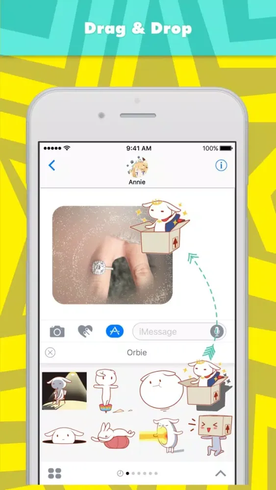 Orbie stickers by Annie Screenshots