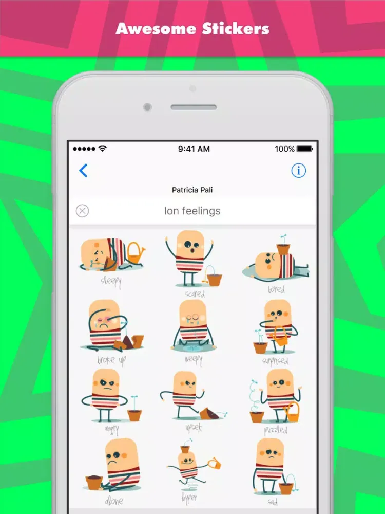 صور Ion feelings stickers iPad 