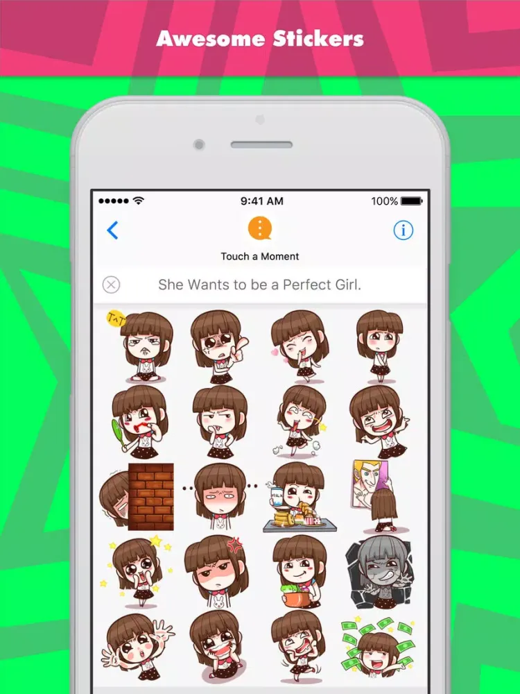 She wants to be a Perfect girl iPad 应用截图