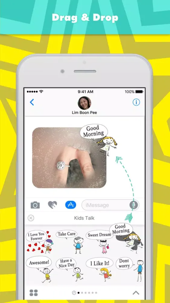 Zrzuty ekranu kids talk stickers by wenpei