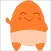 Bibi Orange stickers