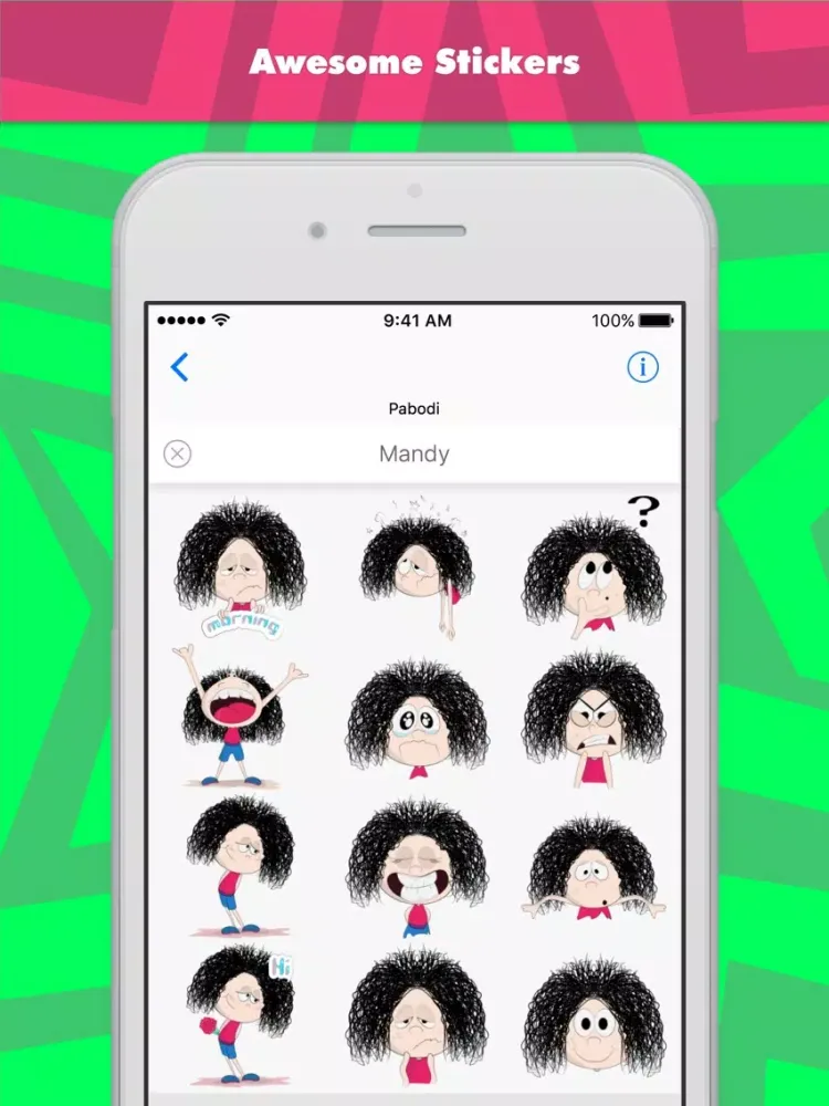 صور Mandy stickers by danyon iPad 
