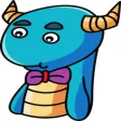 Wheezie - Cute Dragon stickers