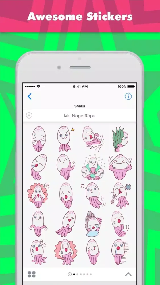 Mr. Nope Rope stickers Screenshots