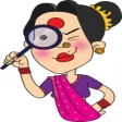 Gossip Lady stickers by Shallu Gossip Lady stickers by Shallu