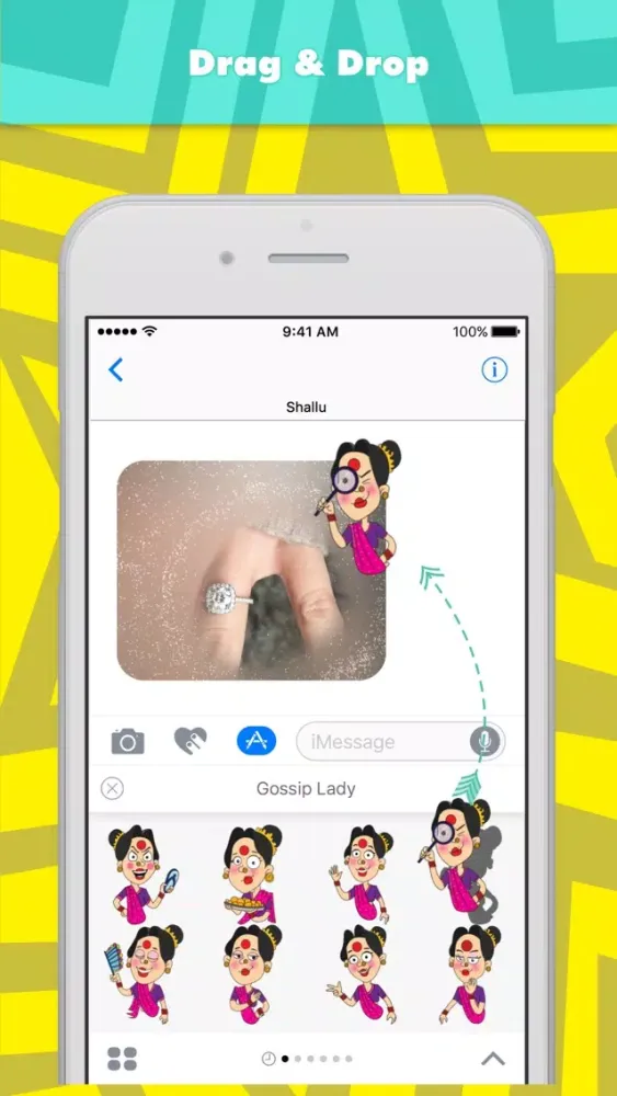 Скриншоты Gossip Lady stickers by Shallu