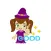 Little Witch Witcheya stickers