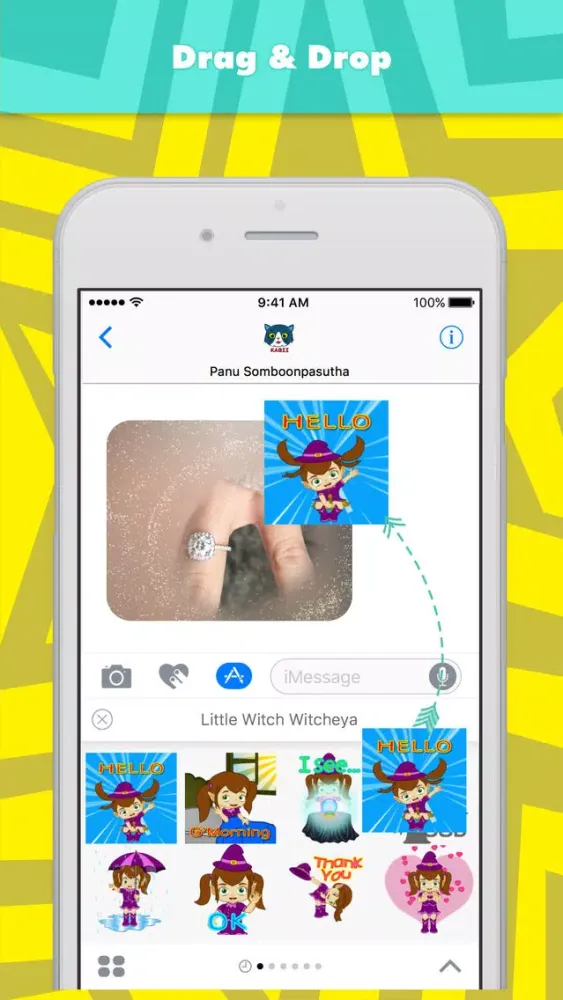 Little Witch Witcheya stickers স্ক্রিনশট