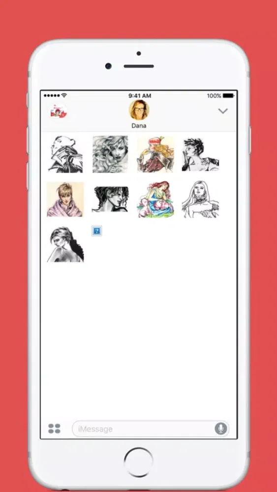 Hi Gorgeous stickers by Priscilla Tang應用截圖