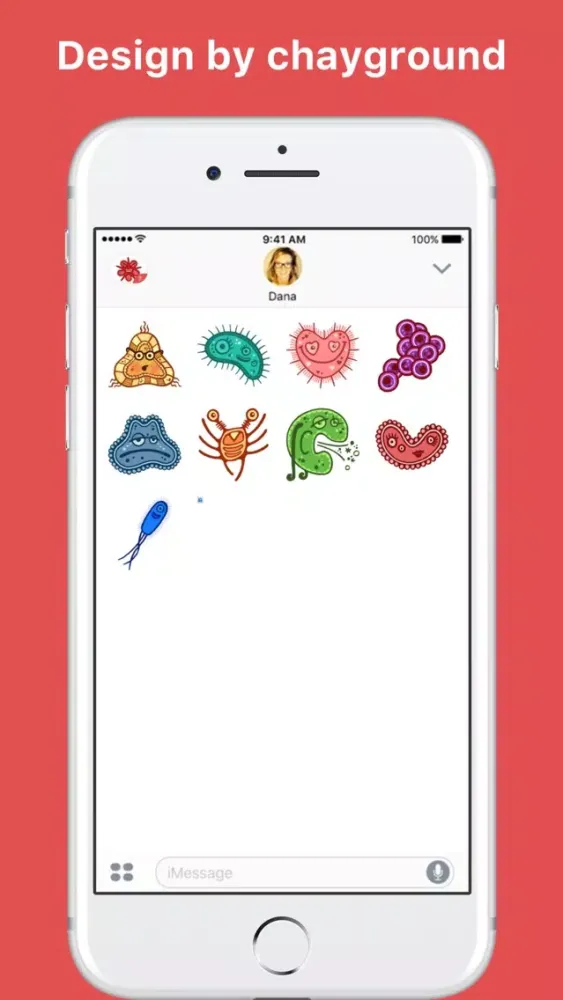 Microbes stickers by chayground应用截图