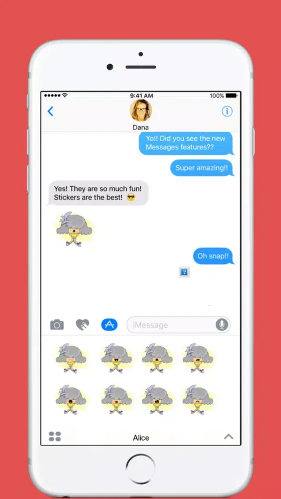 صور Alice stickers by Weds