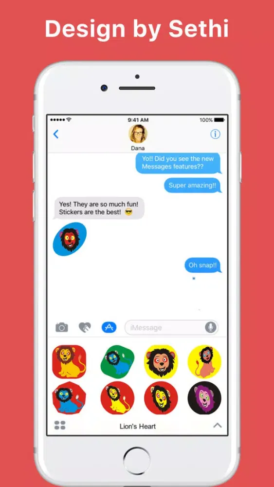 Lion's Heart stickers by Sethi Screenshots