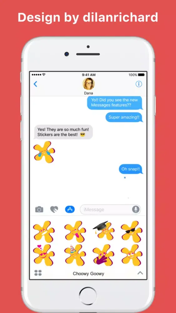 Choowy Goowy stickers by dilanrichard for iMessage 스크린샷