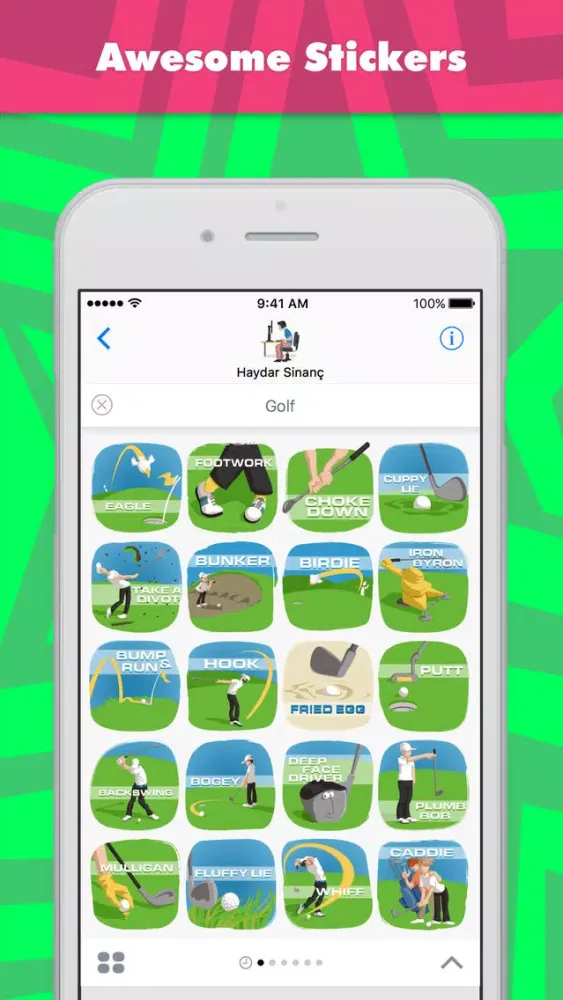 Скриншоты Golf stickers by Haydar