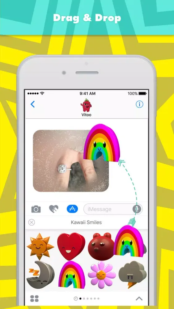 Kawaii Smiles stickers by Vito Screenshots