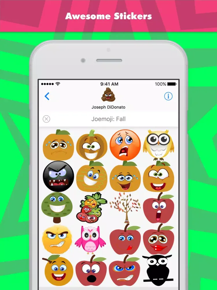 Screenshot di Joemoji: Fall stickers by Joemoji iPad 
