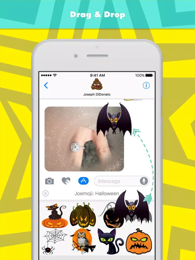 Joemoji: Halloween stickers by Joemoji iPad 应用截图