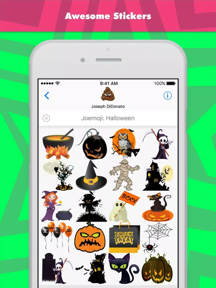 Joemoji: Halloween stickers by Joemoji iPad 应用截图
