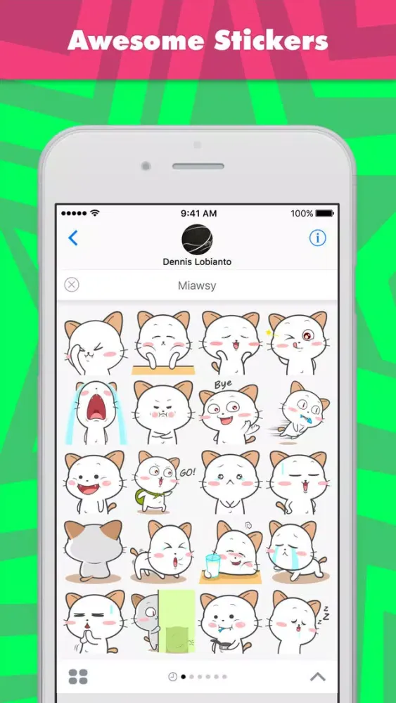 Ảnh chụp màn hình của Miawsy stickers by DeLo