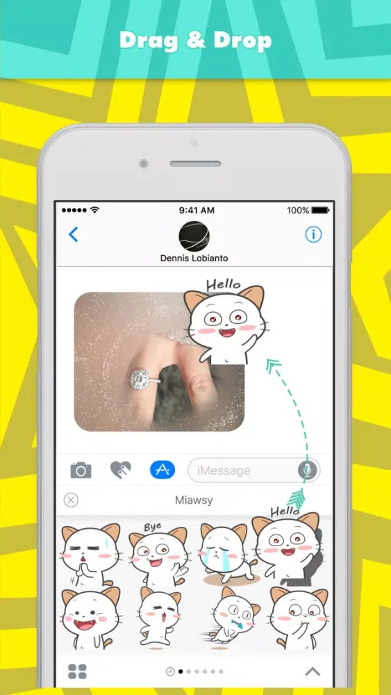 Ảnh chụp màn hình của Miawsy stickers by DeLo