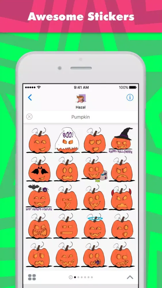 Screenshot di Pumpkin stickers by Hazal