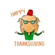 Thanksgiving stickers by Esra Olmez