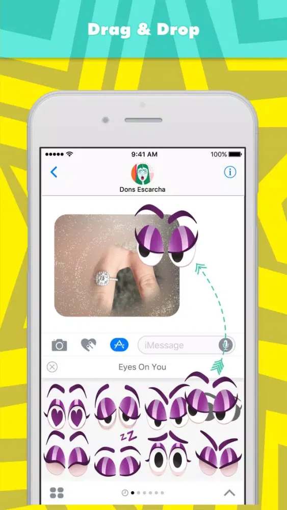 تصاویر Eyes On You stickers by donnae