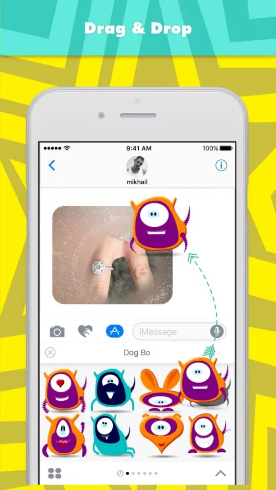 تصاویر Dog Bo stickers by mikhail
