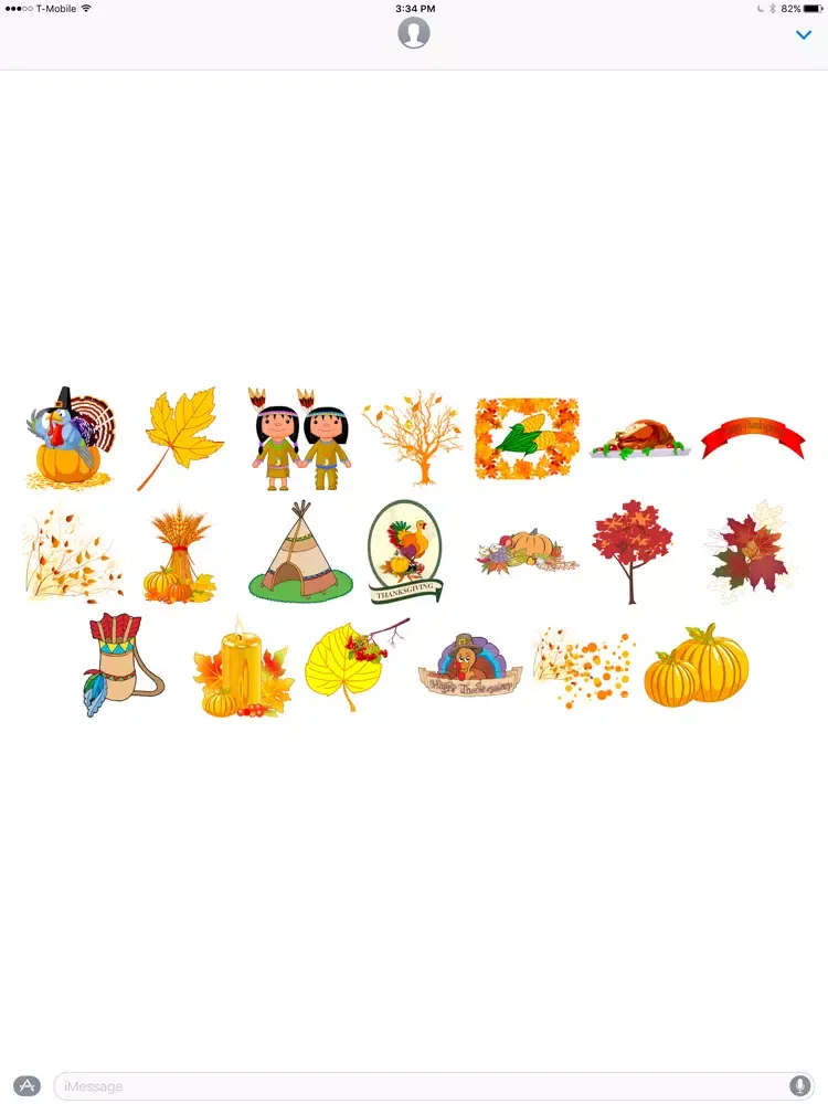 Joemoji: Thanksgiving stickers by Joemoji iPad 應用截圖