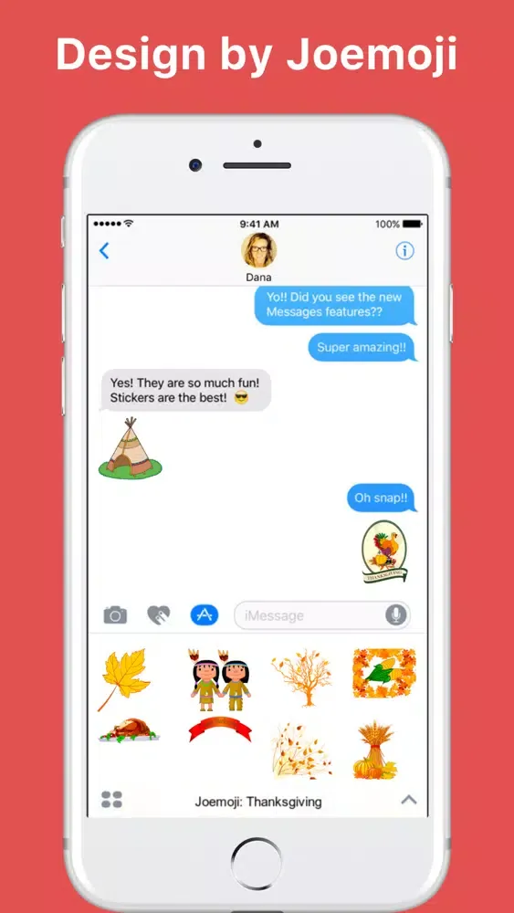 Joemoji: Thanksgiving stickers by Joemoji應用截圖