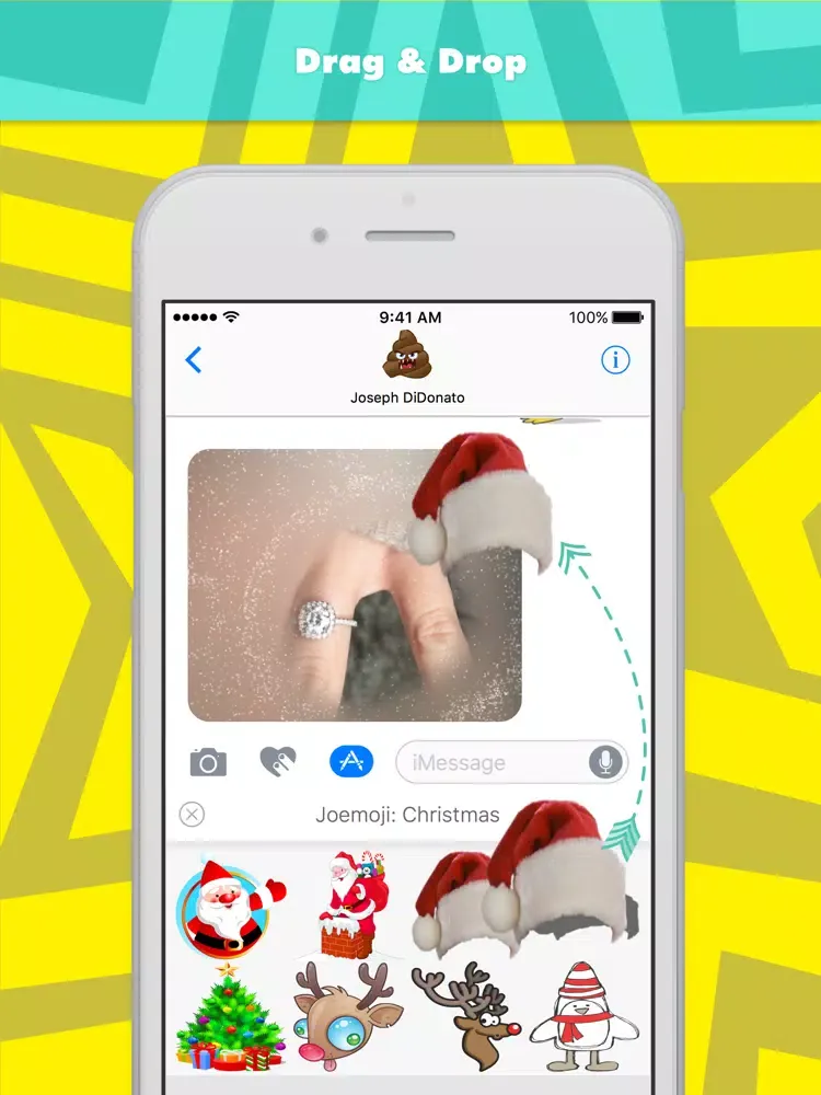 Joemoji: Christmas stickers by Joemoji iPad  স্ক্রিনশট