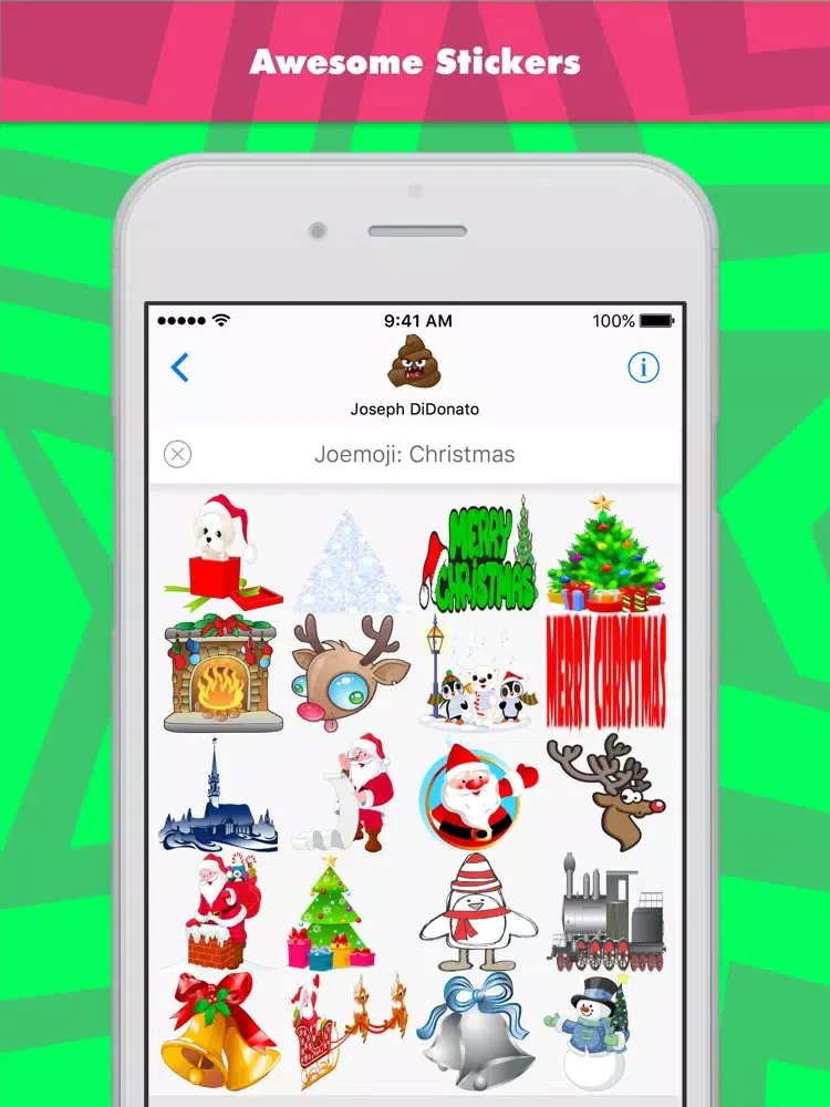 Joemoji: Christmas stickers by Joemoji iPad  স্ক্রিনশট
