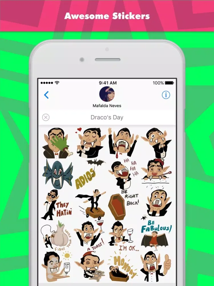 Скриншоты Draco's Day stickers by Mafalda Neves iPad 
