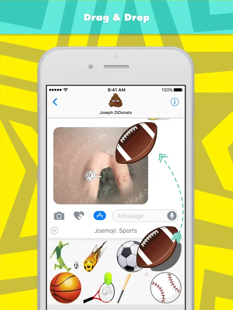 Joemoji: Sports stickers by Joemoji iPad  Screenshots